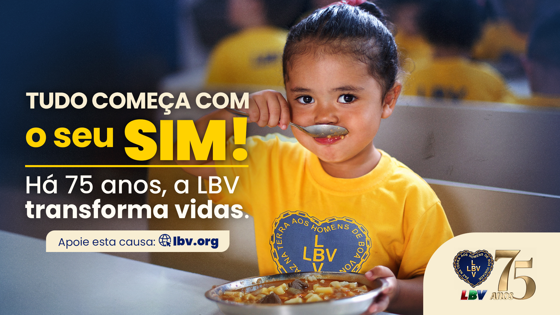 O seu SIM alimenta, aquece e transforma vidas