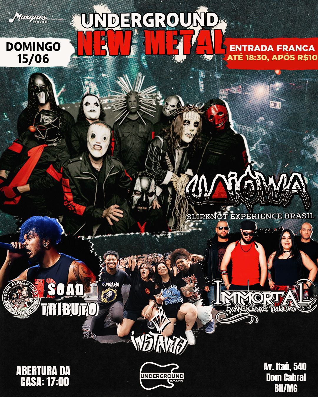 UNDERGROUND NEW METAL – O Peso do Metal em BH