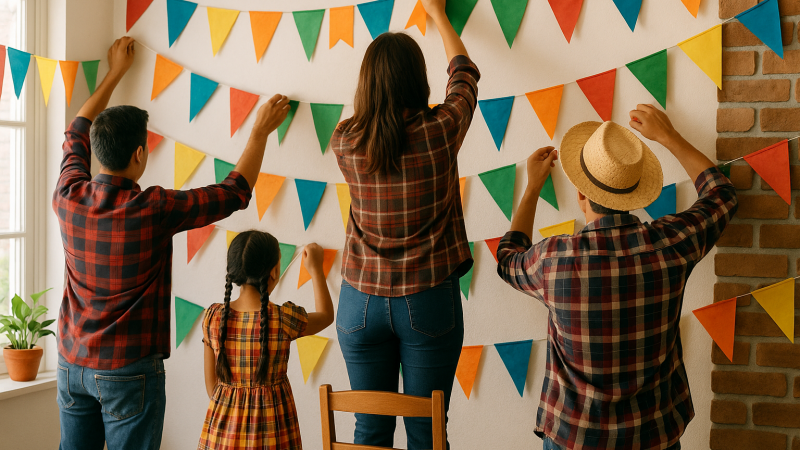 Segundo a Epson, produzir decoração da festa junina em casa pode gerar até 79% de economia