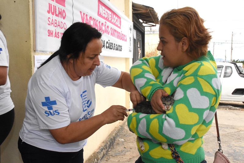 Dia D de Vacinação Antirrábica imuniza mais de 55 mil animais em Contagem
