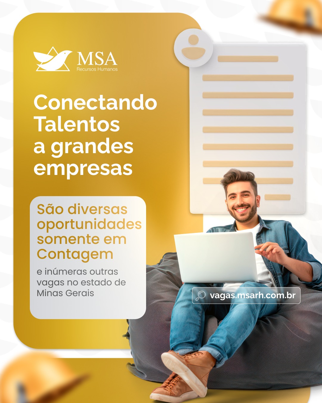 MSA RH Anuncia Oportunidades de Emprego em Contagem