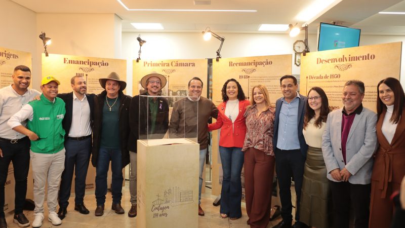 Exposição “Contagem 114 anos” celebra memória da cidade na Câmara