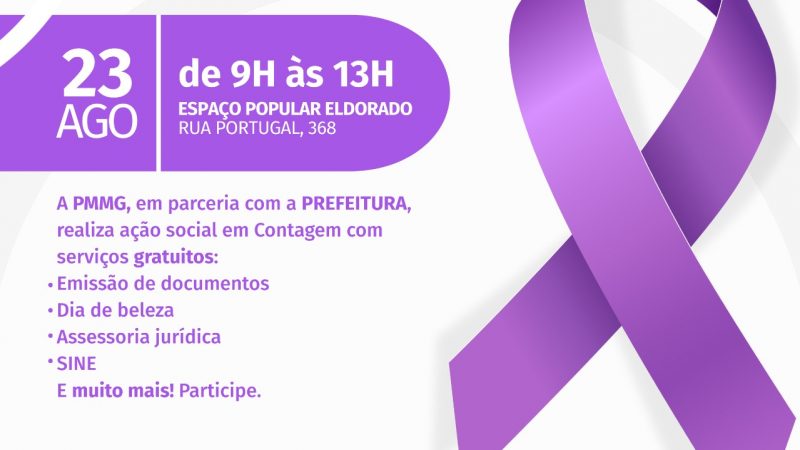 Una Contagem realiza Ação Social com serviços gratuitos para a comunidade