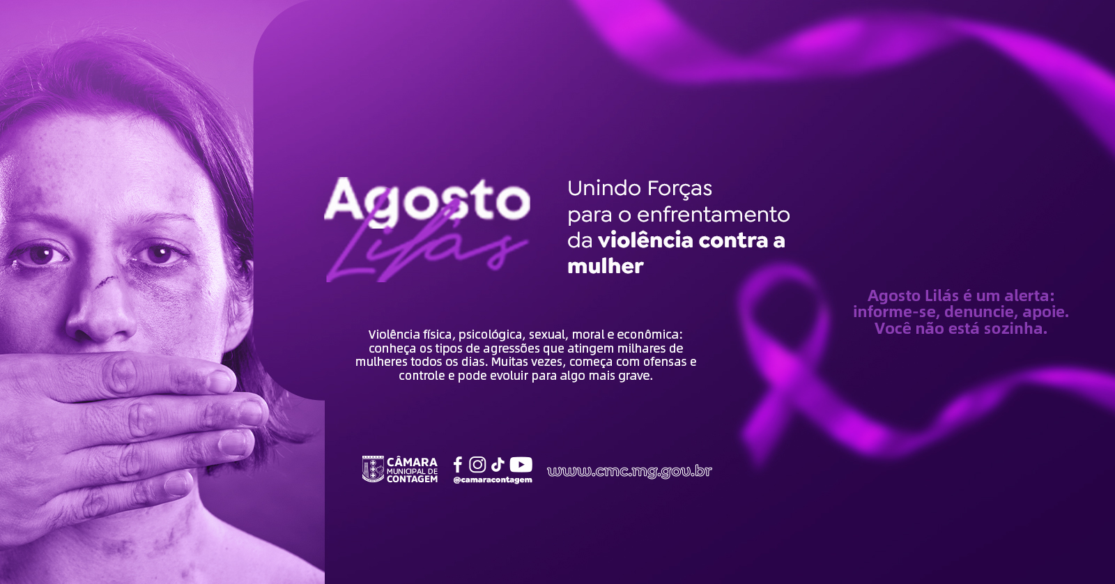 Conheça as leis de Contagem relacionadas à defesa da mulher
