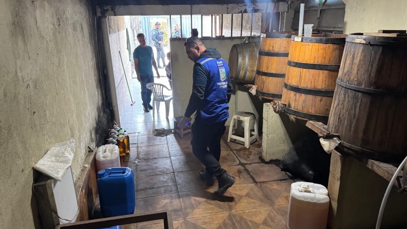 Fiscalização conjunta combate comércio de bebidas clandestinas e adulteradas