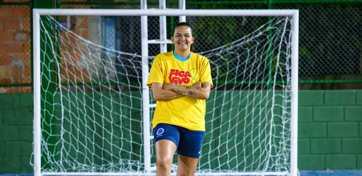 Atleta que passou pelo Fica Vivo, chega ao futsal feminino do Cruzeiro