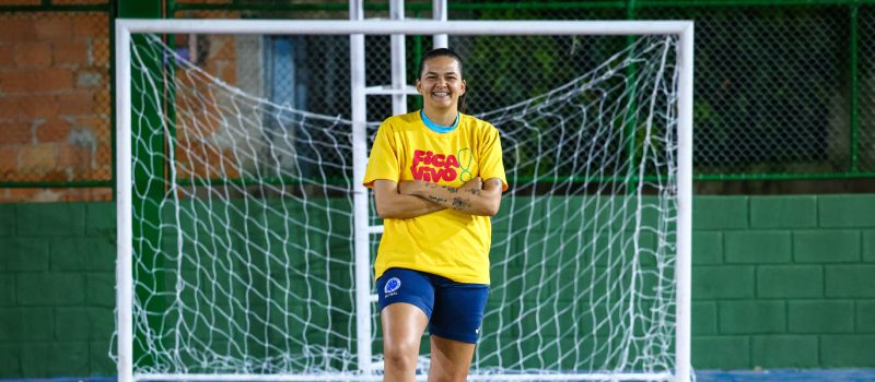 Atleta que passou pelo Fica Vivo, chega ao futsal feminino do Cruzeiro