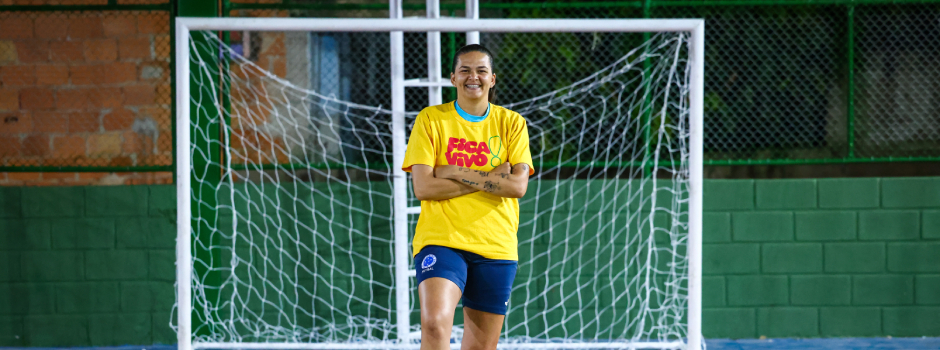 Atleta que passou pelo Fica Vivo, chega ao futsal feminino do Cruzeiro