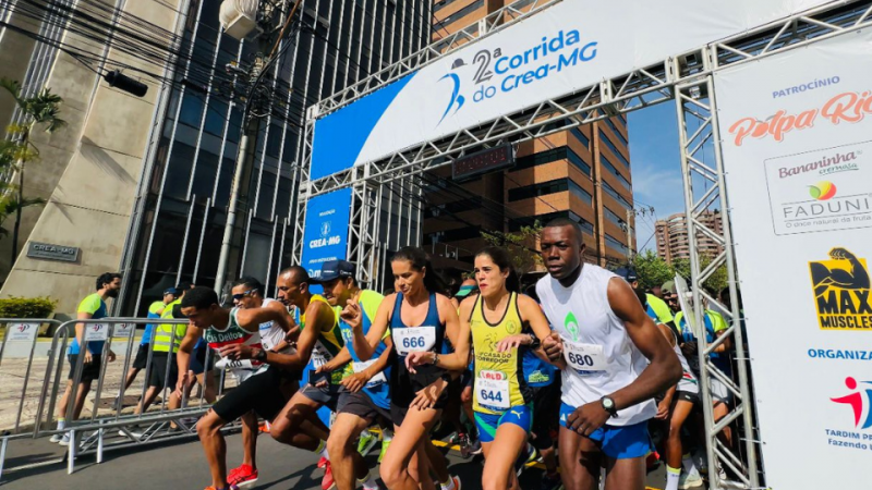 Movimento, integração e superação marcam a 2ª Corrida do Crea-MG