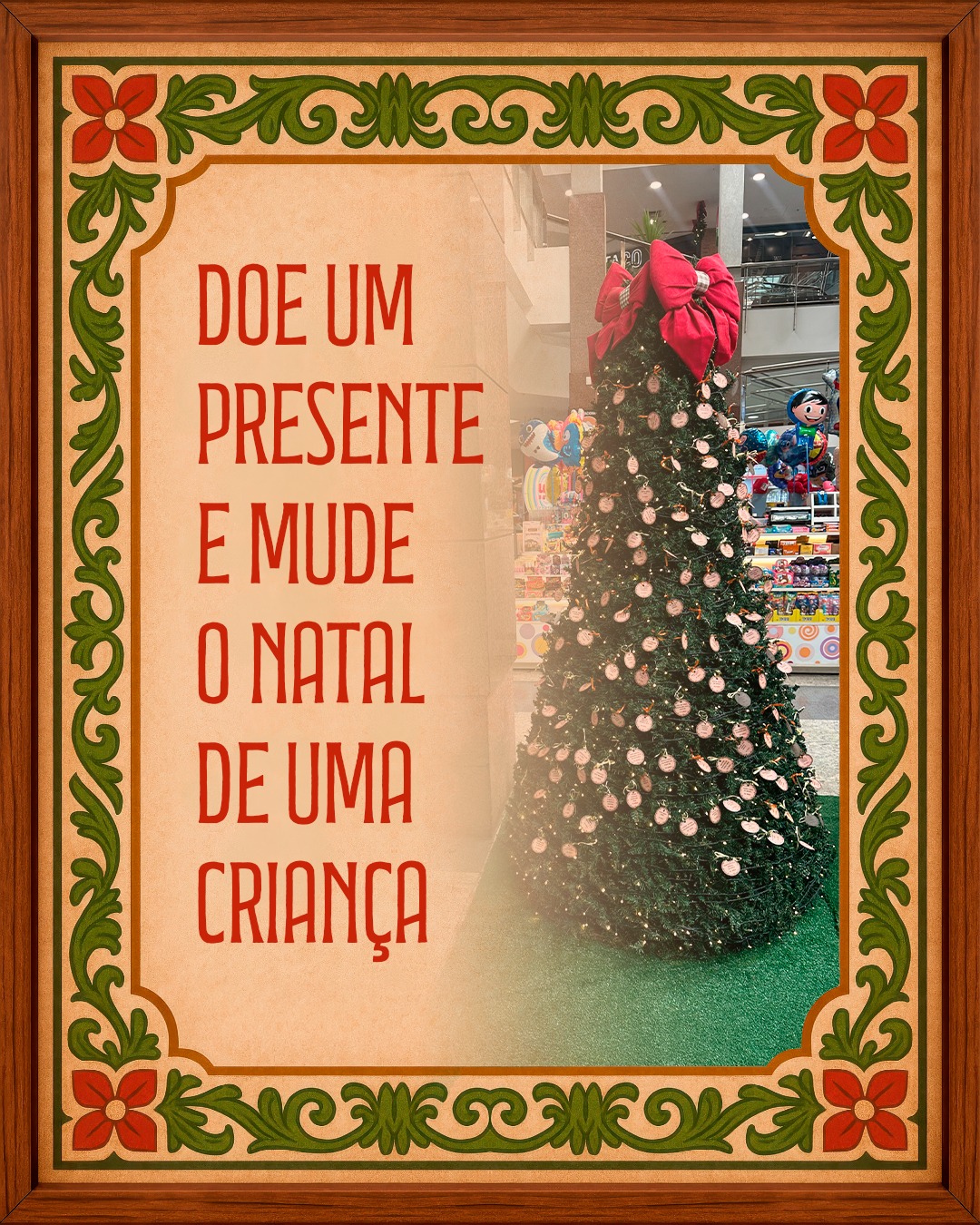 ItaúPower Shopping realiza ação solidária de Natal com apoio do GEPAR do 18º BPM