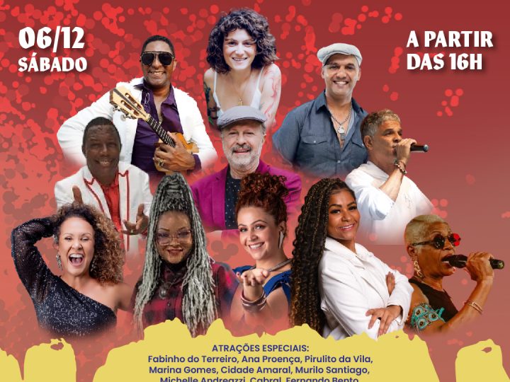 Tributo ao Samba sábado (6/12) na Quadra da Escola de Samba Cidade Jardim em BH