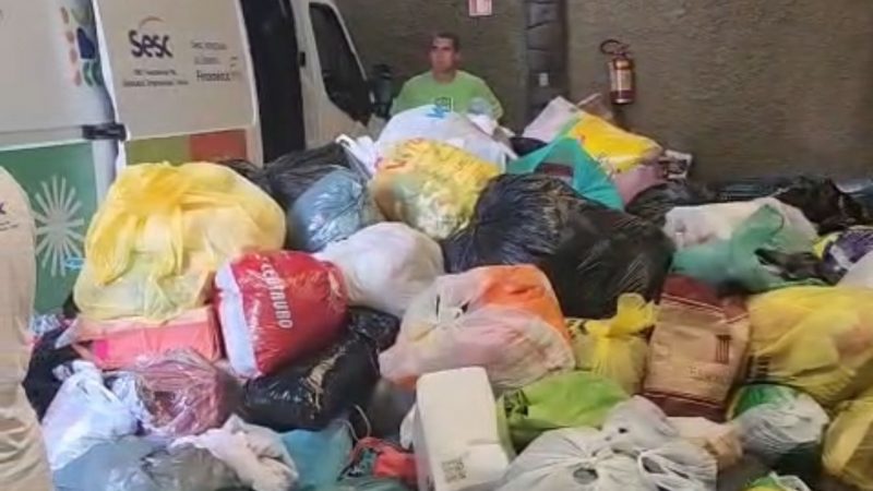 Chuvas em Juiz de Fora e Ubá: Sistema Fecomércio MG envia alimentos e donativos às famílias atingidas