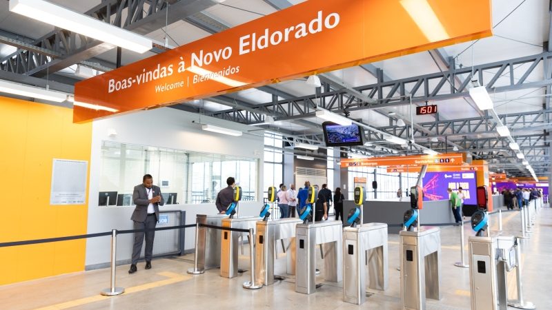 Estação Novo Eldorado do Metrô é inaugurada em Contagem
