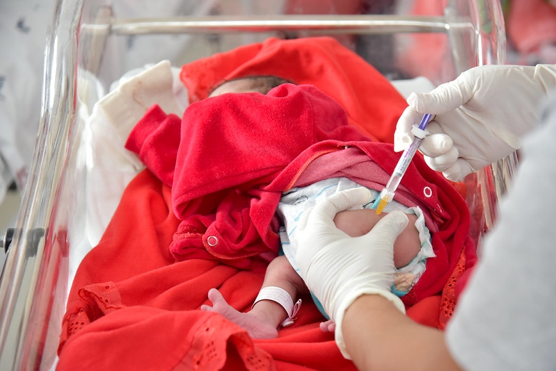 Centro Materno de Contagem inicia vacinação contra bronquiolite para bebês nesta segunda-feira, 9/2