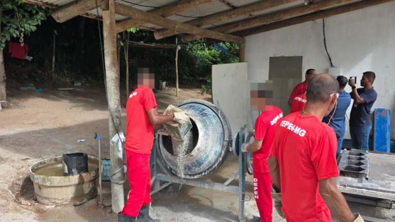 Penitenciária de Teófilo Otoni inaugura fábrica de blocos de concreto com mão de obra de presos