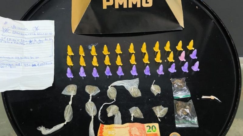 CONTAGEM: 18º BPM-MILITARES APREENDEM DROGAS NO FERIADO