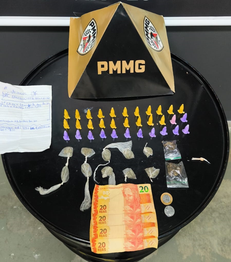 CONTAGEM: 18º BPM-MILITARES APREENDEM DROGAS NO FERIADO