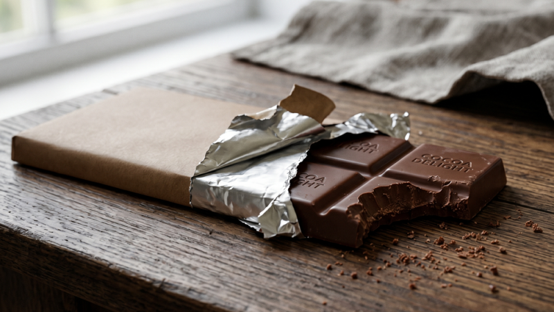 Família encontrou larvas dentro de chocolate consumido por crianças, que teriam passado mal