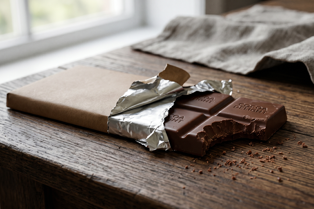 Família encontrou larvas dentro de chocolate consumido por crianças, que teriam passado mal