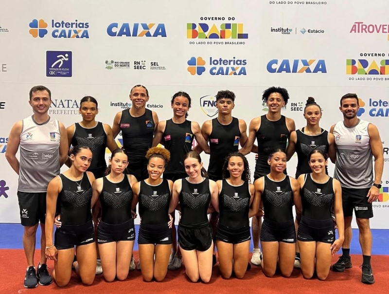 Contagem tem pódios no Campeonato Brasileiro de Ginástica de Trampolim