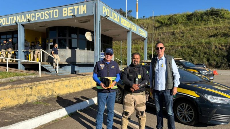 Maio Amarelo na BR-381: Setcemg participa de blitz educativa em apoio com PRF