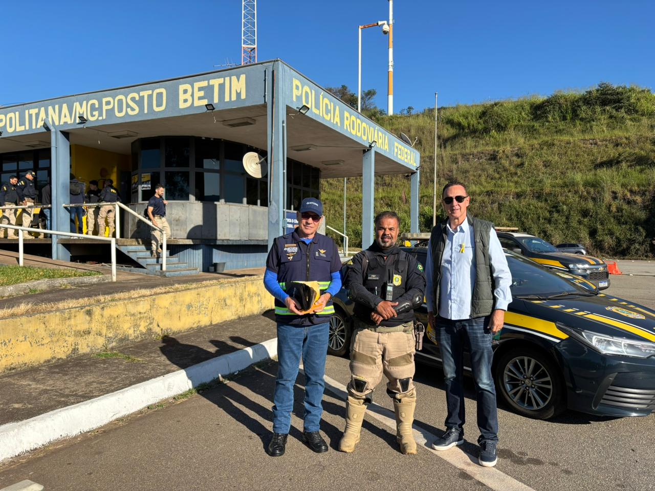 Maio Amarelo na BR-381: Setcemg participa de blitz educativa em apoio com PRF