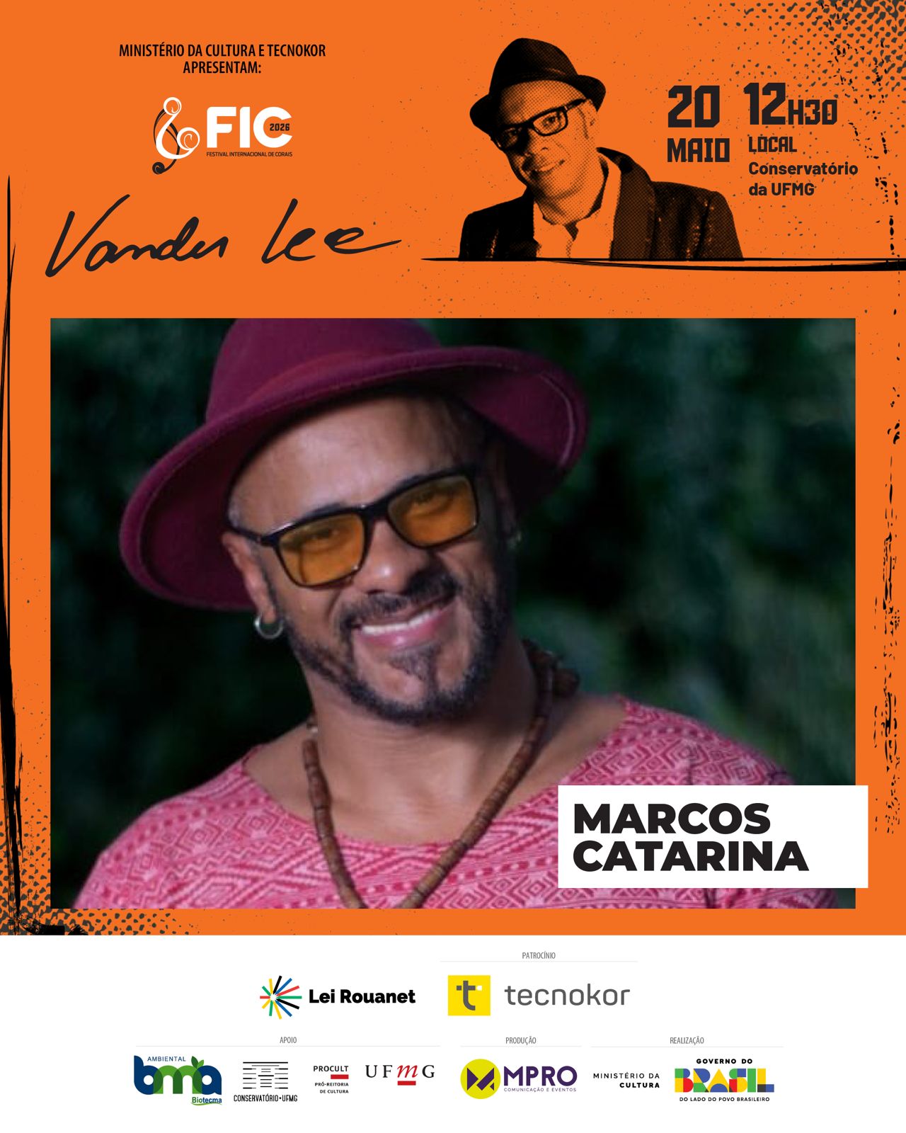 FIC 2026 HOMENAGEIA VANDER LEE EM LANÇAMENTO ESPECIAL NO CONSERVATÓRIO UFMG