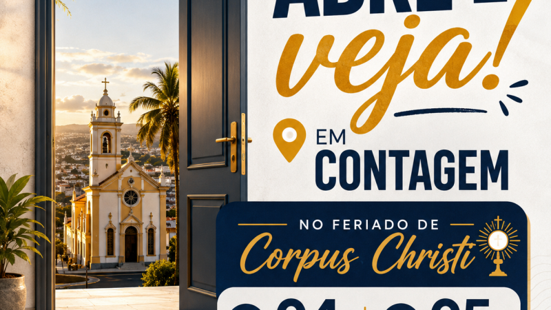 Abre e Fecha em Contagem no feriado de Corpus Christi