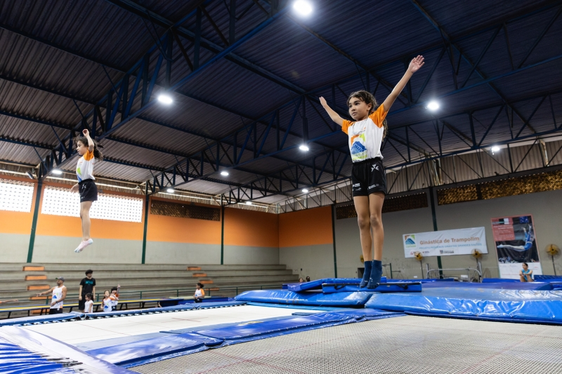 Prefeitura abre inscrições para projeto de Ginástica de Trampolim