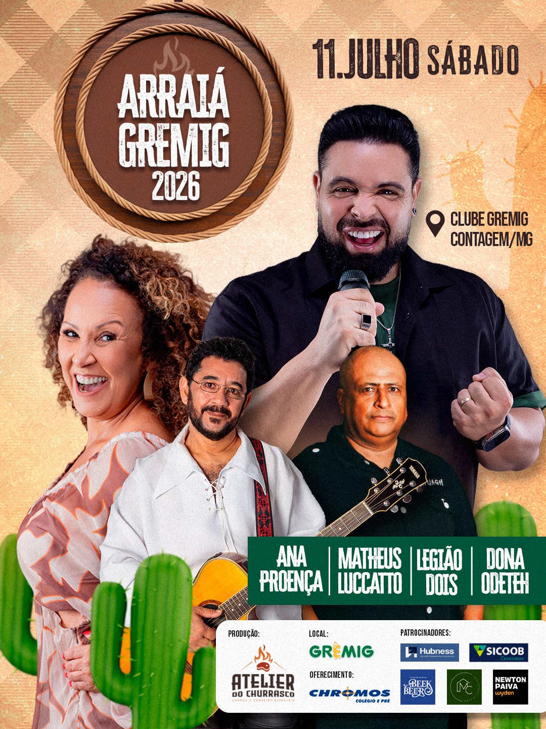CLUBE GREMIG apresenta: ARRAIÁ GREMIG 2026