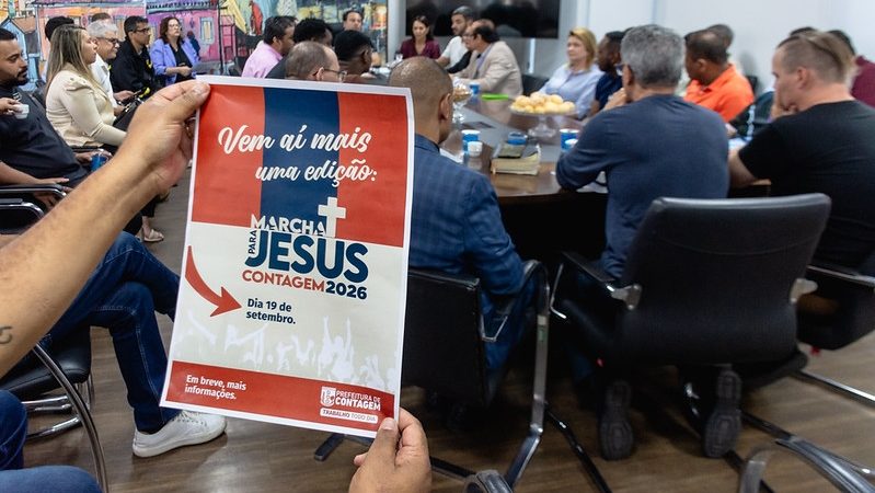 Prefeitura e lideranças evangélicas alinham preparativos para a Marcha para Jesus 2026