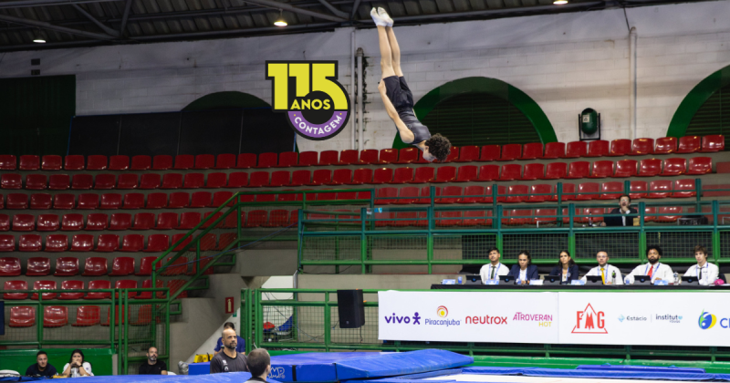 Contagem recebe Brasileiro e Torneio Nacional de Ginástica de Trampolim