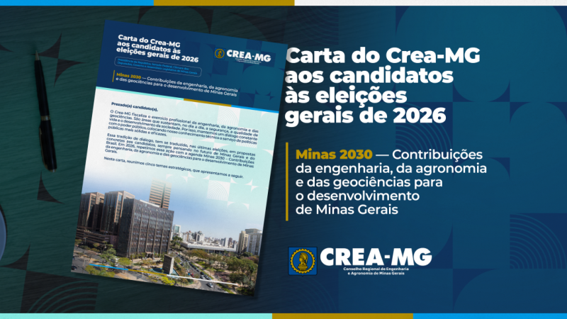 Crea-MG apresenta Carta de Propostas aos candidatos às eleições de 2026