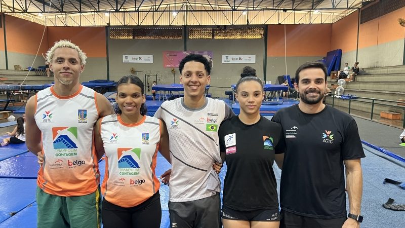 Ginastas de Contagem representarão o Brasil no mundial de Trampolim na China