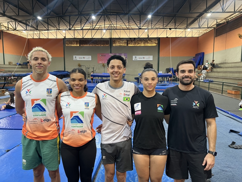 Ginastas de Contagem representarão o Brasil no mundial de Trampolim na China
